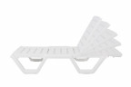 Шезлонг Tweet пластиковый белый